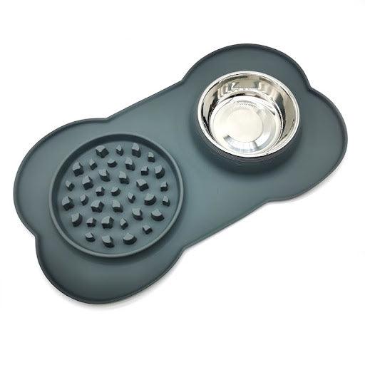 Silicone Puzzle Bowl Slow Feeder - Bark Begone
